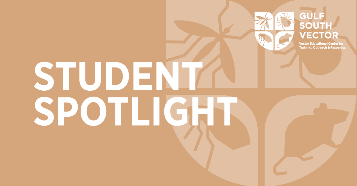 Gulf South VECTOR branded Title graphic reading "Student Spotlight"
