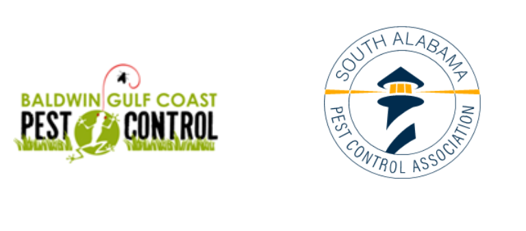 Baldwin Gulf Coast Pest Control and South Alabama Pest Control Association logos